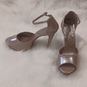 Fabulicious Lumina 45 Open toe D' Orsay pump 10M